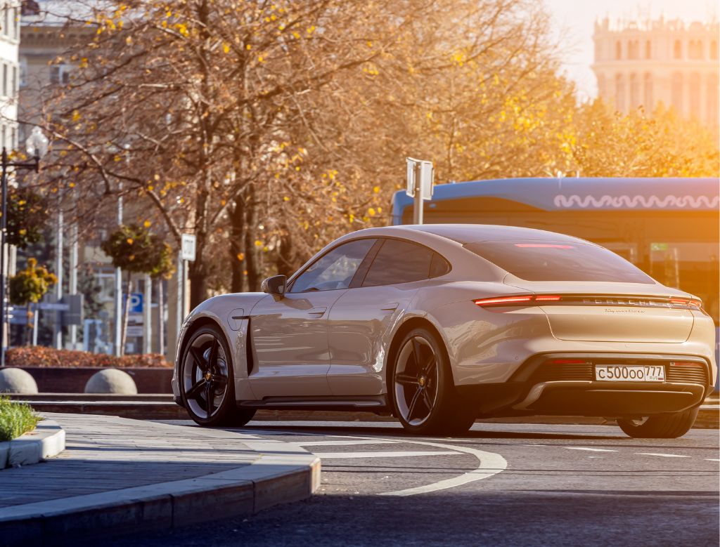 Porsche på väg